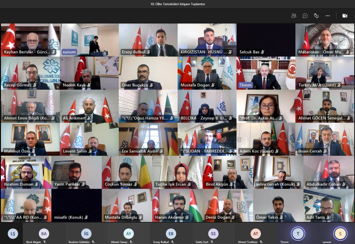 TMaarifVakfi's tweet photo. Çevrim içi gerçekleştirilen 10. Ülke Temsilcileri İstişare Toplantımız, TBMM Başkanı Prof. Dr. @MustafaSentop'un açılış konuşmalarıyla başladı.

#TurkiyeMaarifVakfı #EğitimeDeğer #MaarifOkulları https://t.co/QdJFILpe6F