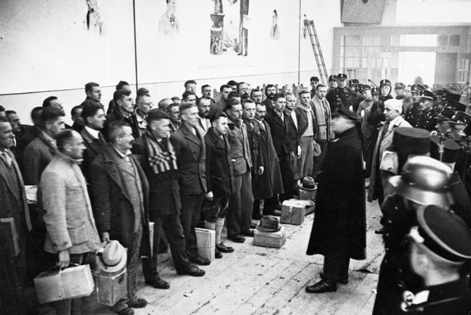 AuschwitzMuseum's tweet photo. 22 March 1933 | The first official concentration camp was opened in Nazi Germany at the site of an unused gunpowder and munitions factory near the town of #Dachau 16 km from Munich. It was indented to hold political opponents of NDSAP. https://t.co/BnYtS0q6xD