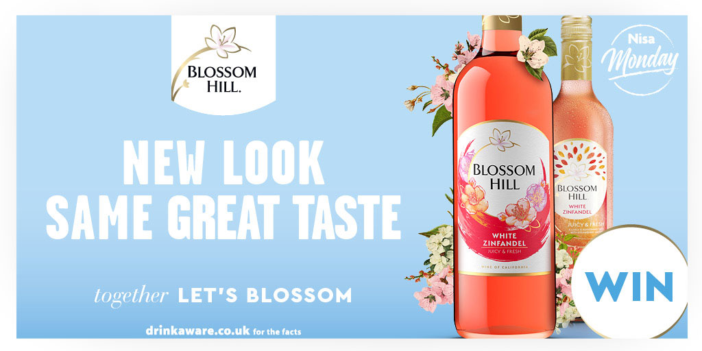 To celebrate the great new look of Blossom Hill this #NisaMonday we are giving away a case of Blossom Hill white zinfandel to 3 lucky winners! RT+FOLLOW for your chance to WIN! Who would you gift a bottle to if you won? 🍷 

T&amp;Cs: bit.ly/3cDepxC
Closing Date: 28th March