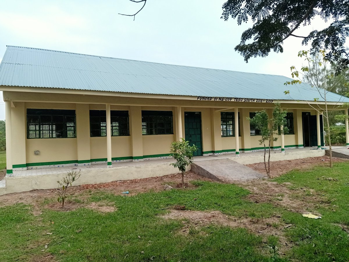 Complete construction of Two classes at St.Charles Lwanga Otimong secondary school Chakol South ward. Determined to improve education sector in Teso south.