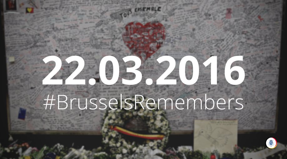 BelgiumMFA's tweet photo. 5 years ago, our country was left in shock after the terror attacks in Brussels.

Today, we continue to pay tribute to the victims and honour the efforts of our emergency services.

❤️ Together we are stronger. https://t.co/JHEm5RgVhT
