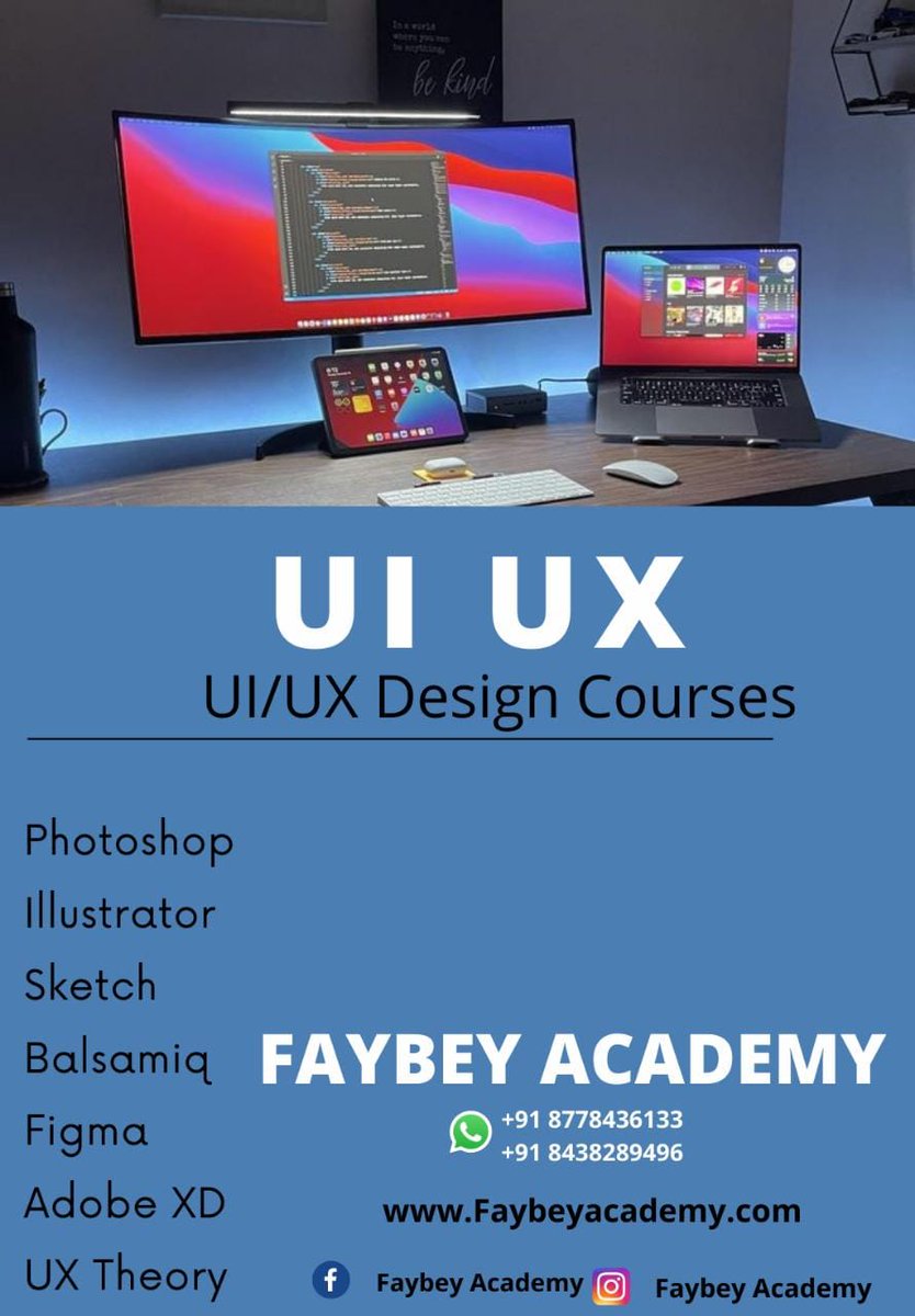 v4everdigital's tweet photo. UI UX design courses
in Faybey Academy

https://t.co/JCPTU7izmN

#uiuxdesign #photoshopclass #illustrator #designingcourses
#faybeyacademy #chennai https://t.co/OqDruVDvjL