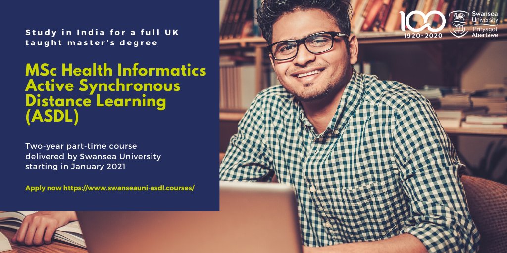 MSc_HI's tweet photo. Friends in India 🇮🇳, did you know that you can now study 'real-time'👩‍💻in India for a *FULL* UK taught master’s degree in Health Informatics 
@MSc_HI👩‍🎓and skip the hassle of applying visas for your study during this pandemic? Apply to start in January 2021 https://t.co/Hvyhm6Mng9 https://t.co/j0bmHNEU3L
