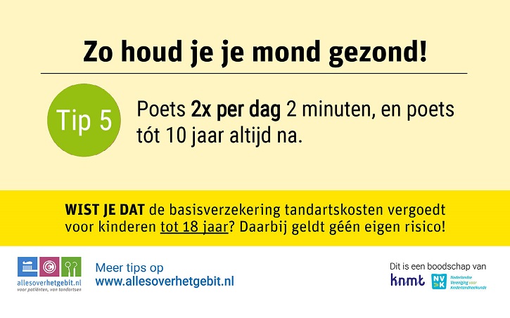 allesovergebit's tweet photo. Tandenpoetsen moet je leren. Poets daarom tot 10 jaar altijd goed na. Lees hier meer: https://t.co/NzxUMX7TGx https://t.co/6omSEYklc6