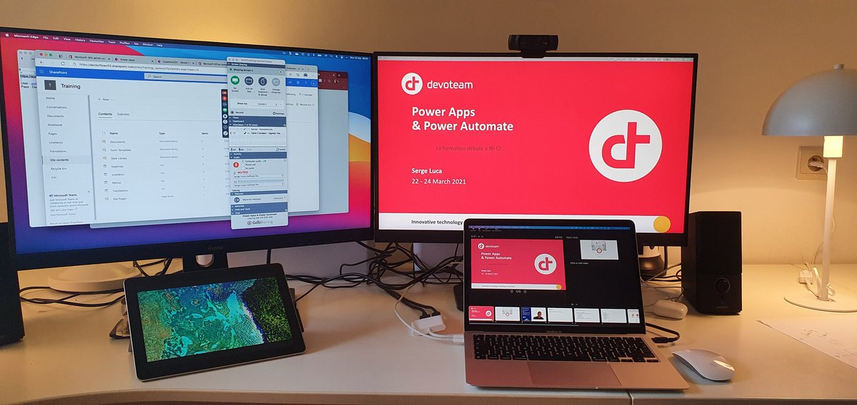 sergeluca's tweet photo. A #powerautomate and #powerapps training week. @thesqlgrrrl #powerplatform #bpmtoolkit @Devoteam #Luxembourg https://t.co/rkz0LVHyLL