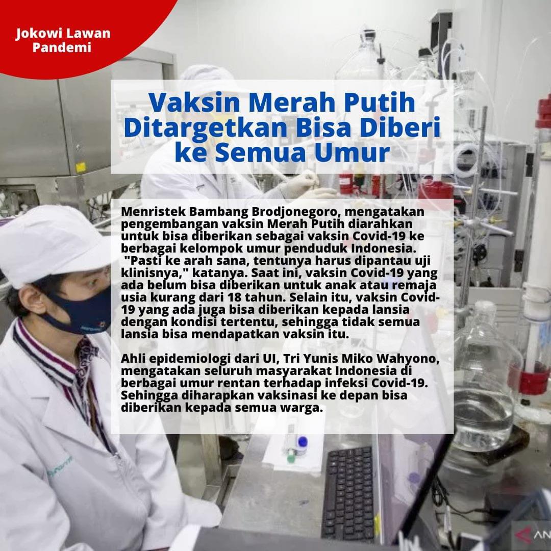 Semoga cepat lolos uji klinis dan semoga cepat diedarkan