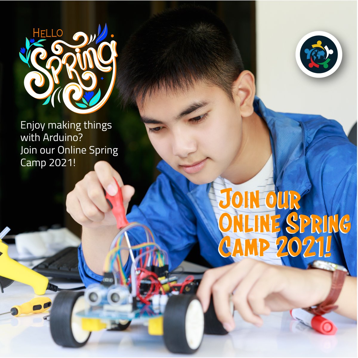 globalvisionae's tweet photo. Enjoy making things with Arduino?
Join our Online Spring Camp 2021!

Contact us now and we will be glad to provide you with all the info on activities and prices.

#globalvisionae #gvtronicsae #springcamp2021 #robotics #STEM #UAE #abudhabi #WomenInSTEM
#UAE50 #عام_الخمسين https://t.co/G6uGroUSNk
