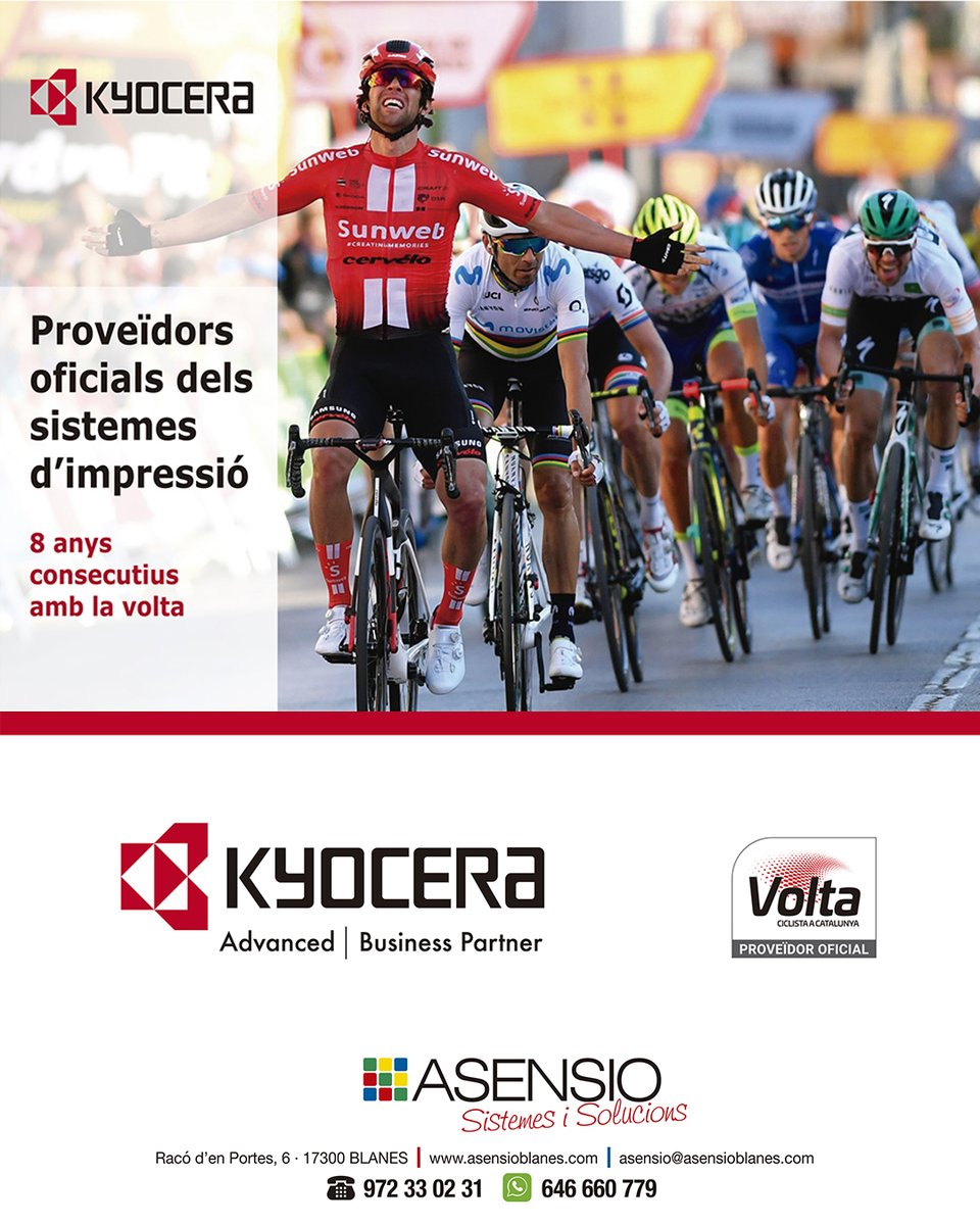 · Avui comença la #voltacatalunya
Ànims a tots els participants!

· Hoy Empieza la #voltacatalunya
Ánimo a todos los participantes!

#lavolta #lavoltaacatalunya #voltacatalunya100 #impresion #lavolta100