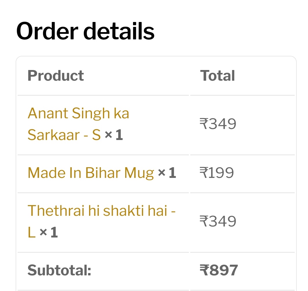 jyotiTpandey05's tweet photo. Order done, c'mon Bihar people #localpevocal ! https://t.co/eqCaOcSCVu