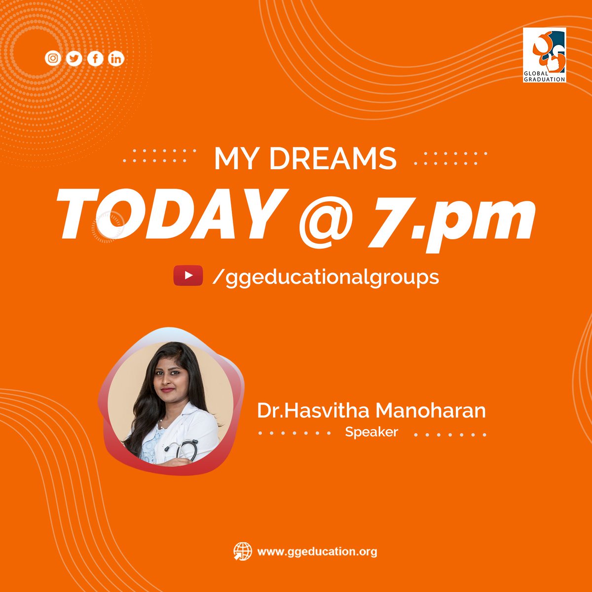 GG__education's tweet photo. MBBS in UKRAINE
DR.Hasvitha MBBS journey in Ukraine Today @ 7pm on you tube
#ggeducationalgroups #beginwithgg #successofDr.Hasvitha #MyDreams #journeyofLife #medicalinukraine #mbbs #mbbsjourney #journeywithgg #studyabroad #studyoverseas #admission2021 #studyug #studypg #ukraine https://t.co/7LUvIX3TSf