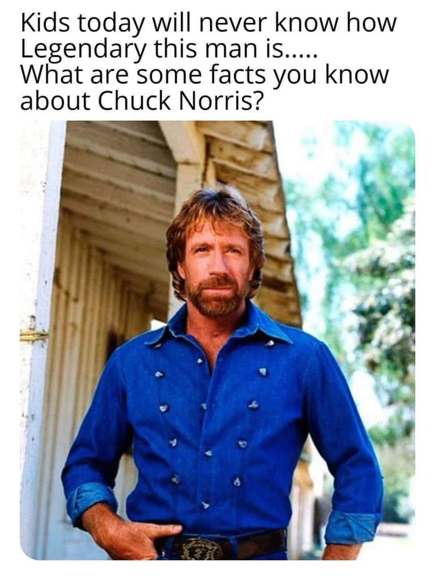 Lol some facts about Chuck? 😅