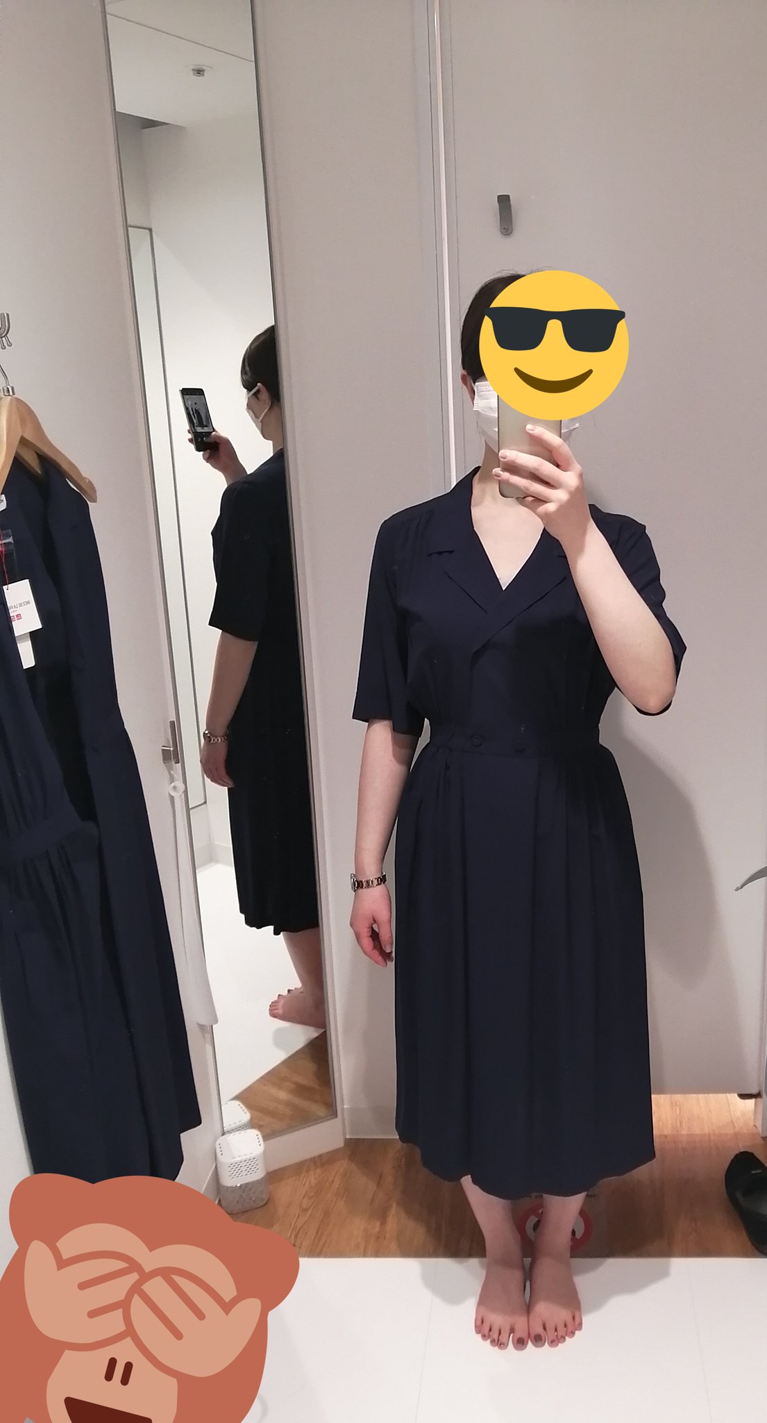 つな ユニクロ レーヨンオープンカラーワンピース Blue Sサイズ レーヨン素材は上半身が大きく見えがちだから選ばないのだけどこちらはvネック ウエストマーク 縦ギャザーという最近の製品にしては珍しく骨スト向けだったので購入 夏の通勤に良さそう つな ユニクロ レーヨンオープンカラーワンピース Blue Sサイズ レーヨン素材は上半身が大きく見えがちだから選ばないのだけどこちらはvネック ウエストマーク 縦ギャザーという最近の製品にしては珍しく骨スト向けだったので購入 夏の通勤に良さそう