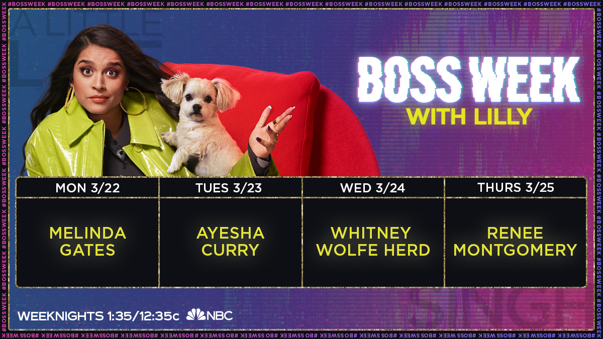 latewithlilly's tweet photo. 👑 It's officially #BossWeek on #LateWithLilly! 👑 https://t.co/NRhFCZkStA