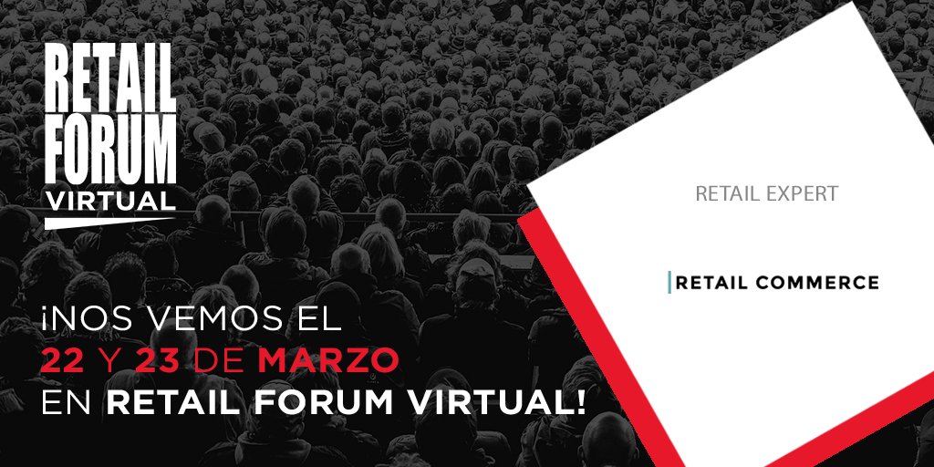 RetailCommerce's tweet photo. Si estás participando en el #RetailForum2021 ¡no puedes dejar de pasar por nuestro Stand! Visítanos y conoce todas las herramientas que no pueden faltar en la #transformacióndigital de tu negocio #Retail 
#ecommerce #omnicanalidad #emailmarketing #automation #softwareenlanube https://t.co/y8NVQYHZ9u