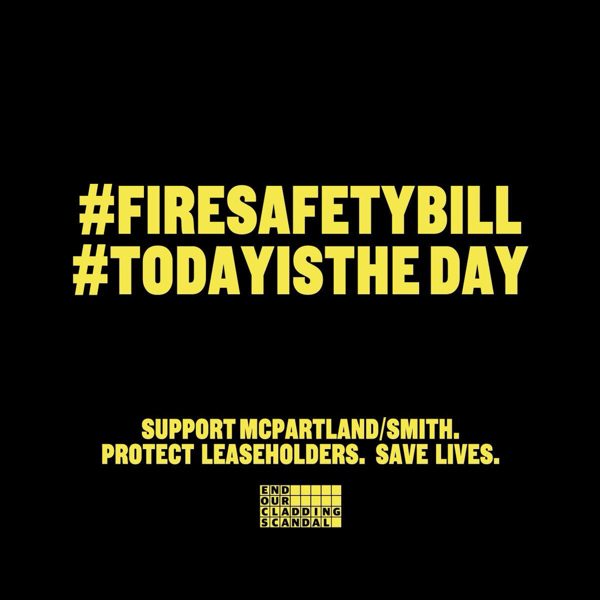 ‼️#Todayistheday we find out which MPs have morals and a conscience and which MPs don’t. It really is a simple as that. 

We will remember and we will not forget.

Do the right thing. Protect leaseholders. Please.

#FireSafetyBill 
#BuildingSafetyCrisis 
#EndOurCladdingScandal