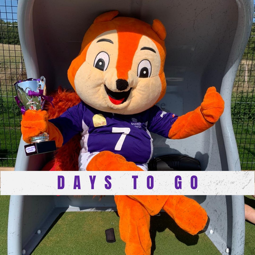 Only 7 more days to go until we return back to hockey!! <a href="/7Oaksy/">Oaksy the Mascot</a> 7️⃣💜 #countdowntohockey