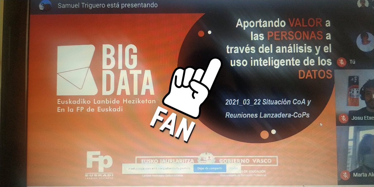 mocaugarte's tweet photo. @samtrial de @tknika nos invita a profundizar respecto a la analítica y uso inteligente de datos.
@centrolarrinaga @FPeuskadi
#AnalíticaCentroFP https://t.co/U0r836b9lX