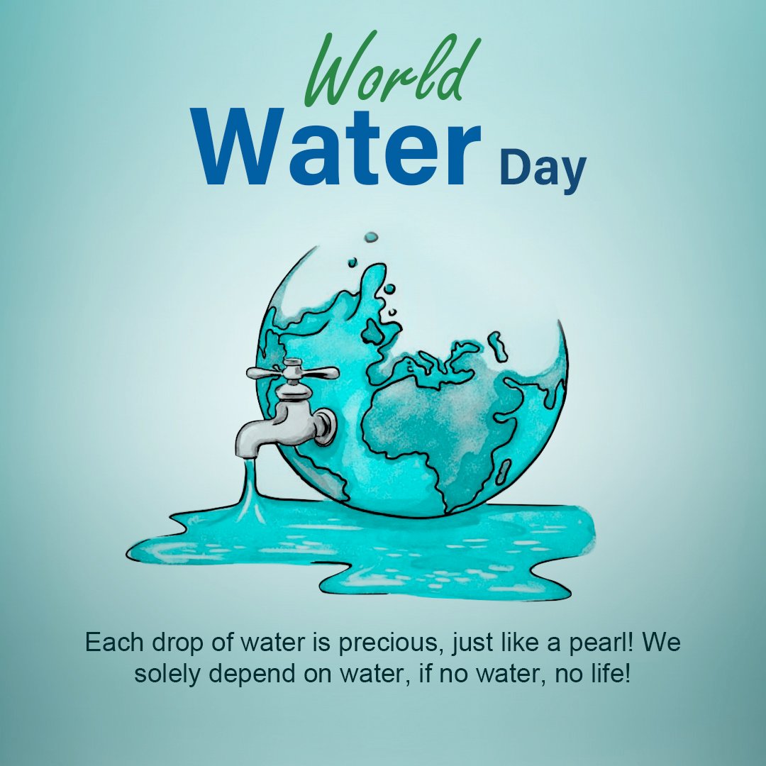 InventorMunir's tweet photo. It is possible for humans to live without everything we aspire to have in life, but it is not possible to live without water. So on this World Water Day, Let us pledge to preserve the water we have so that our future generations can thank us for something good. #HealthReactive https://t.co/39xg2EVlgQ
