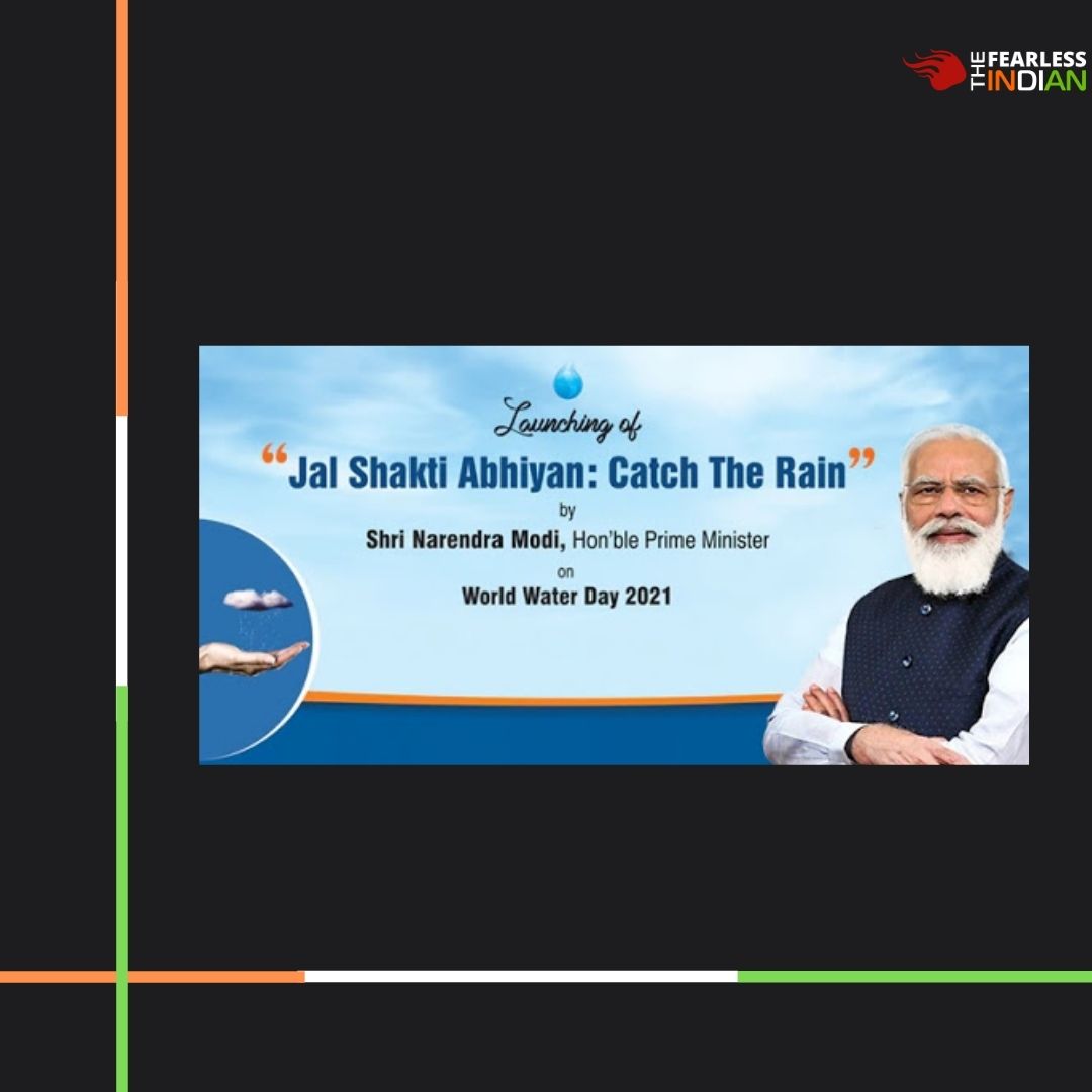 TFearlessIndian's tweet photo. On occasion of World Water Day today, PM @narendramodi has launched a campaign known as the "Jal Shakti Abhiyan: Catch the RAin' via video conferencing, the first river-linking project of Ken-Betwa https://t.co/EcKS5Dh9Ya