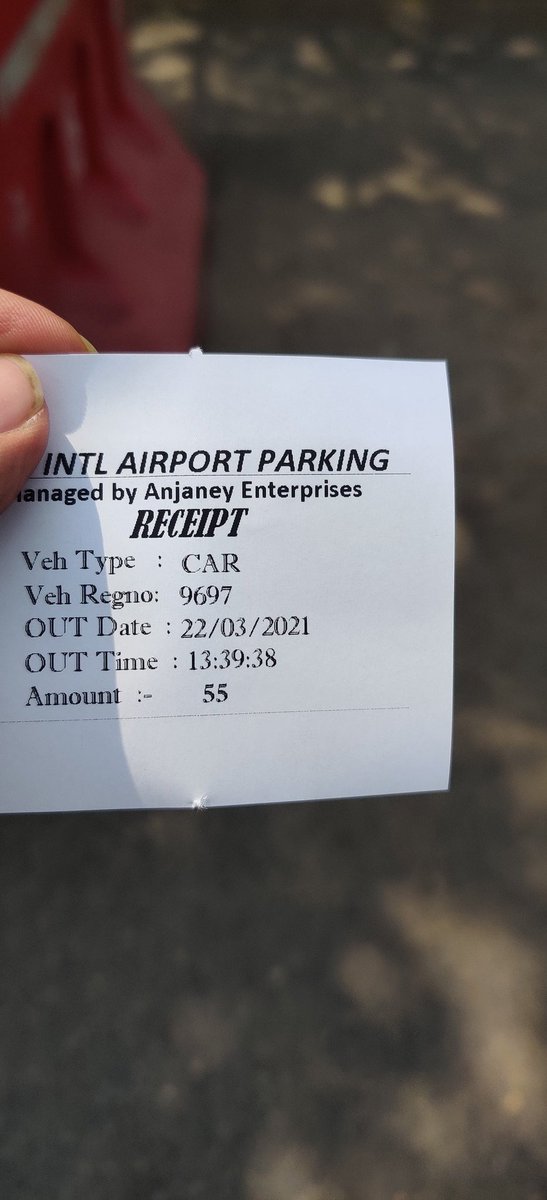 Kaushiv1's tweet photo. I just went to drop off my father,  10 mins inside the #VaranasiAirport and was charged 55 for moving ar . On reading the board , I found out that's is Rs.20 . Huge #scam happening and people are unaware.@PMOIndia @UPGovt @AAI_Official . On asking the person lied and said sorry. https://t.co/mD57UbrX2U