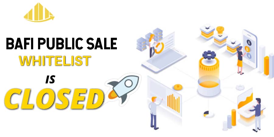 Bafifinancee's tweet image. #BAFI PUBLIC SALE #WHITELIST IS OVER.🔥🚀🔥
We are delighted to inform the community that BAFI
Public Sale Whitelistd was oversubscribed with huge responses. 
We thank our investors and community for this massive response. Expect the Lottery Results shortly and email follow up