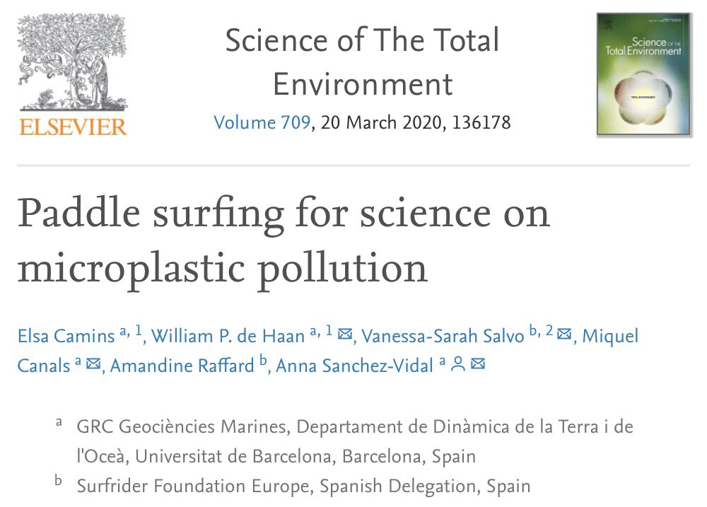 DeptDto's tweet photo. #Recerca2020 Diversos membres del nostre departament (Camins et al. 2020) col·laboren en aquest article publicat a la revista ‘Science of The Total Environment’ @Surfrider @surfriderespana @aneguet77 @GRCGM @geologiaub #GeociènciesMarines #Microplàstics https://t.co/Zf2hCH2BRt https://t.co/vqOs9cEsPA