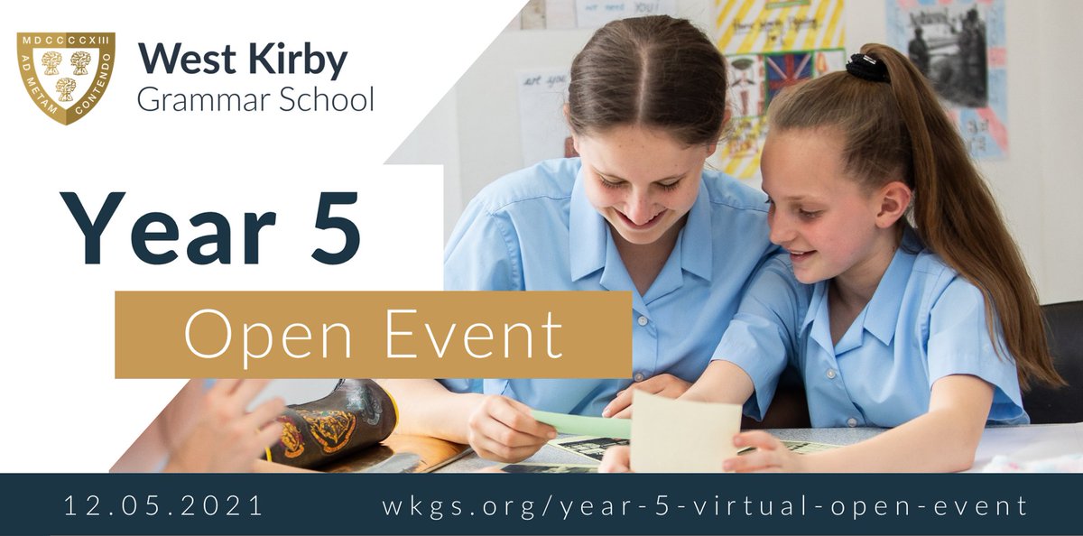 ▶️Year 5 Virtual Open Event◀️
We would like to invite all parents/carers of girls who are currently in Year 5 to our Virtual Open Event. This will take place on 12th May.

Please click on the link below⤵️to book your place for this event: wkgs.org/year-5-virtual…

#ChooseWKGS