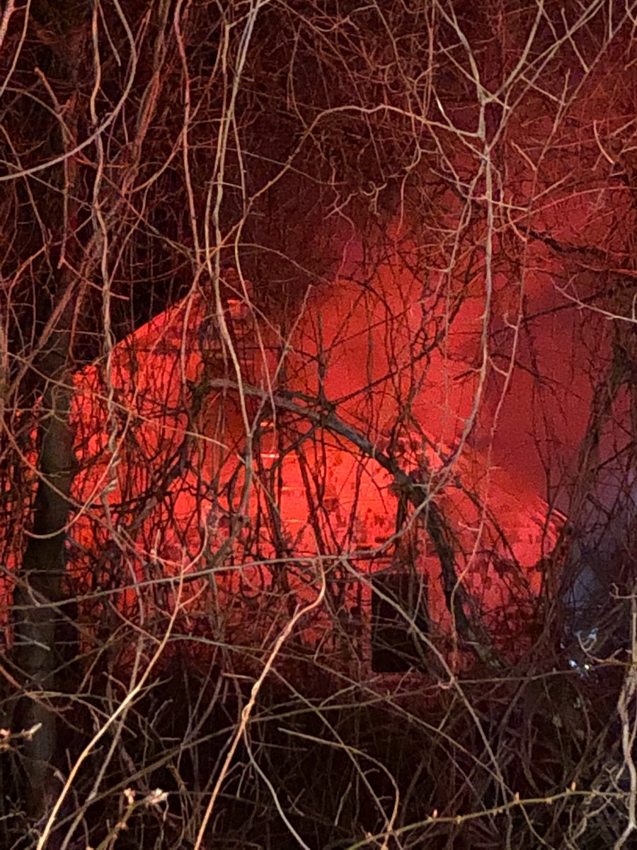 Firefighters are responding to a fire on Hamlin Street in North Providence. There are several fire departments responding. It’s hard to see through the trees, but smoke appears to be very heavy. @ABC6