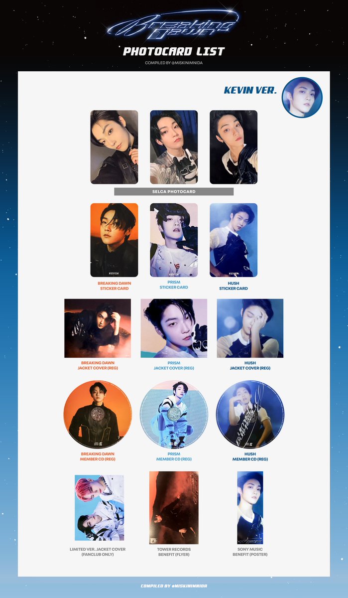 THE BOYZ 'Breaking Dawn' サインカード サインカード 'Breaking BOYZ Dawn' THE