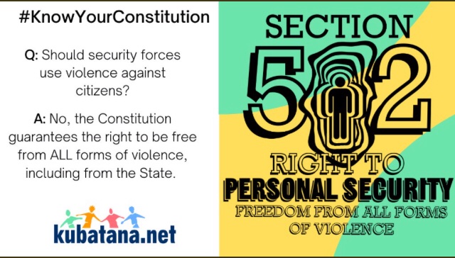 DougColtart's tweet photo. Today @kubatana is spotlighting #Section52 (freedom from violence) as part of the #KnowYourConstitution campaign—such an important right! I wrote a journal article a few years ago on s52 &amp; it’s potential to reform Zimbabwe’s law on rape &amp; sexual violence: https://t.co/mRRHqduvWc https://t.co/pdmECdDfFO