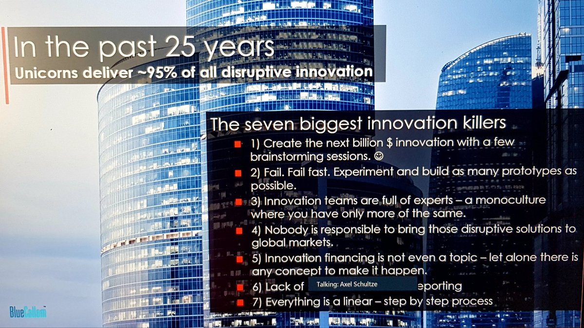 SopTanja's tweet photo. π Deep Innovation Design Champion Training with @AxelS, @MatthesFleck and @cleolcaro.
Before we start with the training it is important to learn why innovation is limited - read about biggest innovation killers β¬οΈ
#BlueCallom #DeepInnovationDesign #BlueCallomAcademy https://t.co/8BBGMX7UkQ