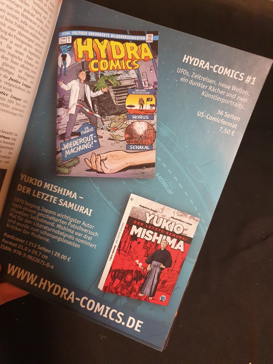 NewRheinberger's tweet photo. Online kann man Werbung für #HydraComics entfernen, die gedruckte Ausgabe lässt sich nicht so leicht negieren. #Comic #Comics #Comixenegate #Comixene https://t.co/nZZYqaUB1H