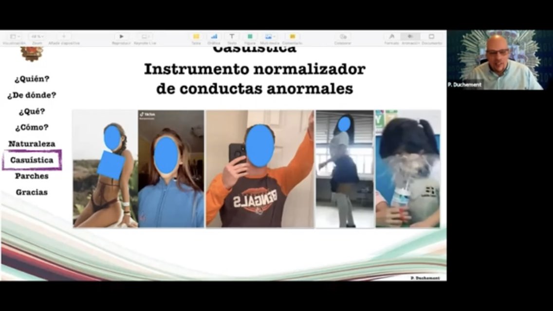 PDuchement's tweet photo. @de_infantil Hace unos días hablé justo de esto en un seminario sobre los peligros del uso de #TikTok entre menores. https://t.co/3SM81PdHyw