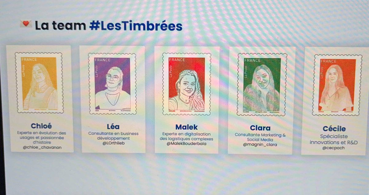 MarineRomeyer's tweet photo. Une matinée de folie au @MBADMB avec les @LTimbrees et la masterclass de la transformation digitale des services postaux #digipostal #lestimbrees #UPSwag https://t.co/iLRJVQe3S0
