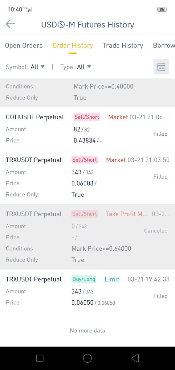 My first #BinanceFuture  Trade...!