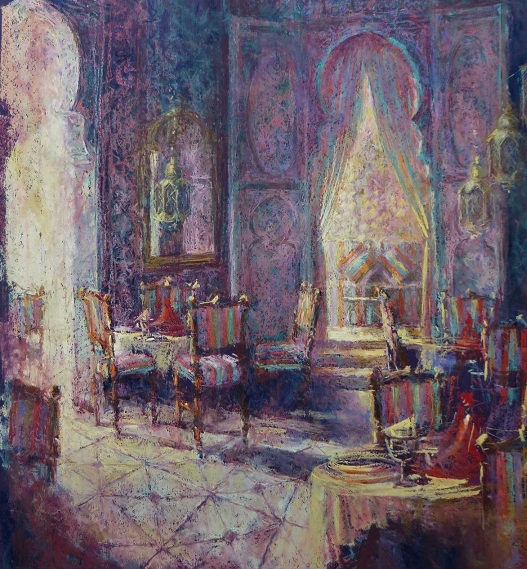 Congratulations to Academician June Arnold, her beautiful work
 ' Restaurant in the Kasbah' is in this year's Pastel Society Annual Exhibition. mallgalleries.org.uk/whats-on/exhib…
<a href="/SWAcArt/">South West Academy</a> 
<a href="/mallgalleries/">mallgalleries</a>
#ArtistOnTwitter