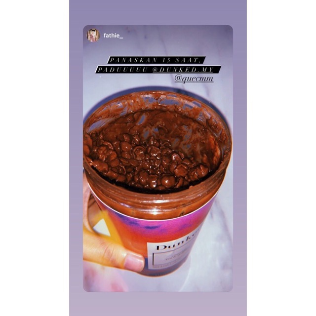 dunkedmy's tweet photo. I'm selling Dunked Jar 350gram (Chocolate, Tal... for RM13.00. Get it on Shopee now! https://t.co/eEaCT7cBMq #ShopeeMY https://t.co/DvgNpm7axa