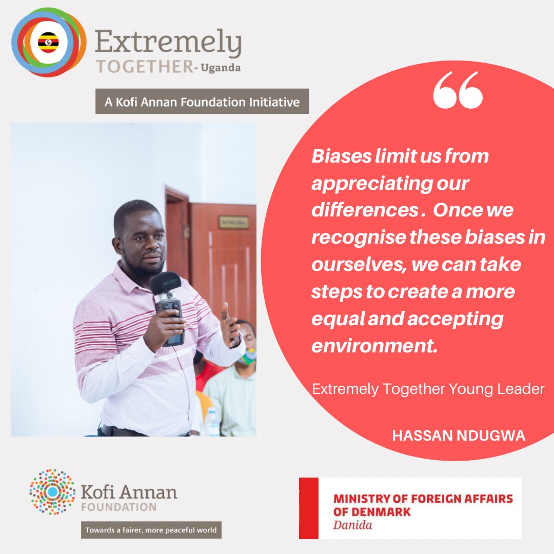 XtremelyUganda's tweet photo. Today the #ETExchange between @XtremelyUganda and @XtremelySomalia begins and our Chapter Lead Hassan Ndugwa @NNDUGWA will be the moderator for today. 
This quote will keep you tuned;

@Xtremely2gether @KofiAnnanFdn @DanishMFA 
#ETLessons #ETExchange #diversity #tolerance #PVE https://t.co/WaS2WEr0tm