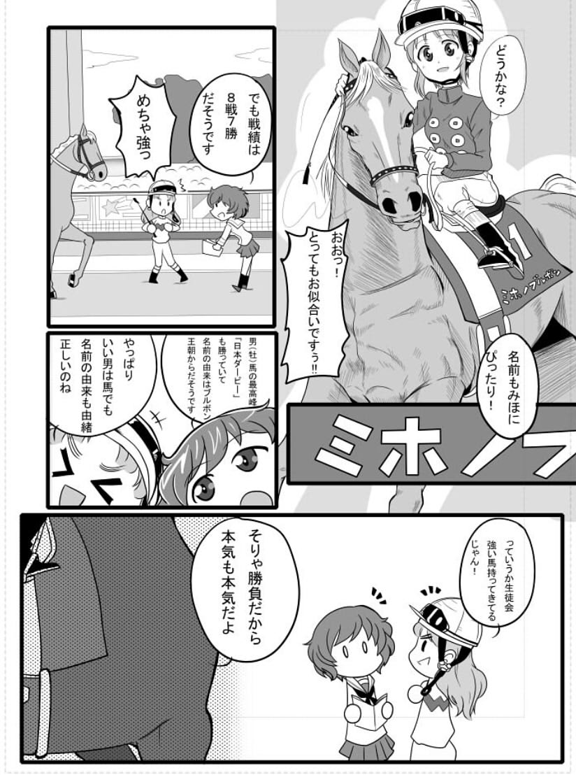 以前描いてたガルパン×ウマ娘漫画です!(嘘 