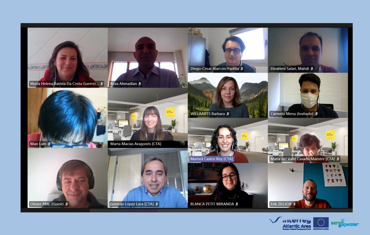 Today is 💧 #WorldWaterDay, and in the <a href="/EERES4WATER/">EERES4WATER</a> project we have no better way to celebrate it than by holding our consortium meeting. 

Happy day for all the partners!!  

#EnergyEfficiency #AtlanticArea