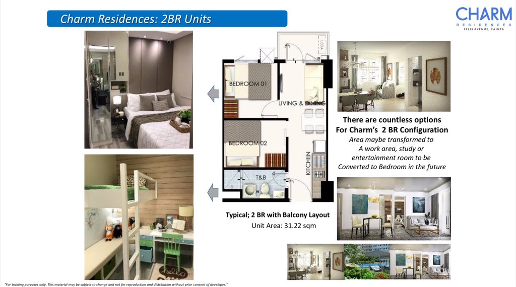 InvestmentSmdc's tweet photo. Make your living experience more fun and convenient in Charm Residences where accessibility, progress and developments take place.

A charming community that is well-planned, complete, safe and secured that provides comforting upgraded lifestyle. Get your unit now! 😊

#smdc https://t.co/73f2GKWsjO