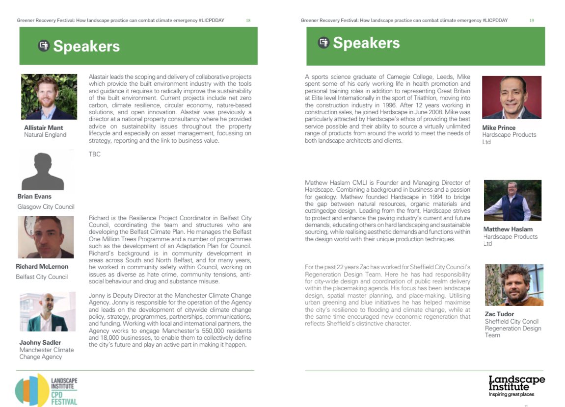 davies_white's tweet photo. @JaneEFindlay @talklandscape Great line up of speakers over the next few days at the @talklandscape #GreenerRecoveryFestival #ChooseLandscape inc our very own Andrée Davies FLI 🌿📺 Join here: https://t.co/wBpYnDp89V https://t.co/9wIWiE9Lgr