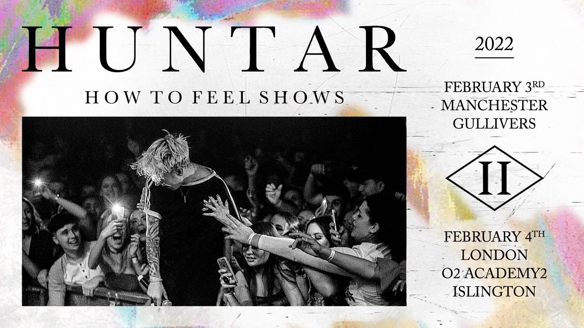 academyevents's tweet photo. South London's @HUNTARmusic returns with brand new music & drops his 'LOST' EP in May. Check out lead single "Swish" with @TheRealHoost now!
#HUNTAR will be at @O2Islington on Fri 04 Feb 2022! On O2? Priority Tickets on sale 10am Wed 24 Mar & 10am Fri 26 Mar @TicketmasterUK https://t.co/5T8iT1TWK8