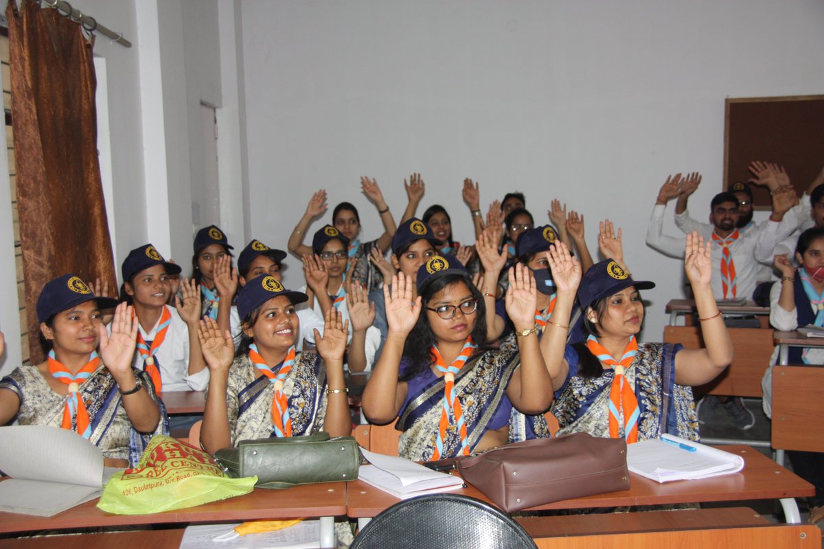 inmantec's tweet photo. Integrated School of Education organized a Scout &amp; Guide camp from 20th to 23rd March 2021 for B.Ed II Year students.
#guidecamp #inmantec #INMANTECInstitutions
 #Ghaziabad #guidence https://t.co/Zue2Dgs6xg