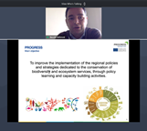 InterregPROGRE1's tweet photo. #BesnikMehmeti of @AnciToscana coordinator of #InterregPROGRESS introducting today's internal seminar on Payment for Ecosystem Services #PESPROGRESS https://t.co/KZjRKDecZz