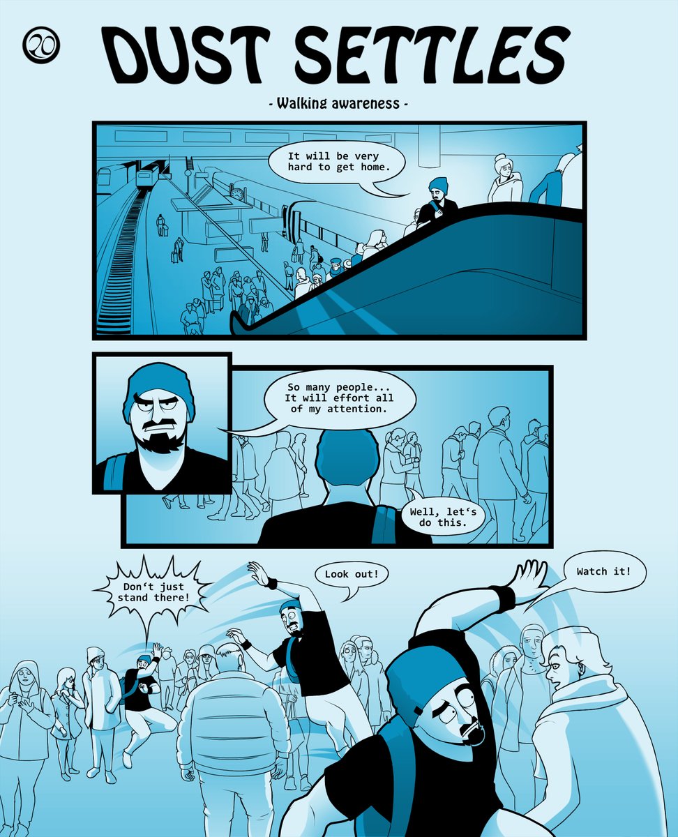 DuskDustin's tweet photo. twentieth episode of "Dust Settles". #comic #dustsettles #sliceoflife #comicartist #art #fun #everydaylife #digitalcomic #ComicArt #walking #fast https://t.co/4WtZtBo12r
