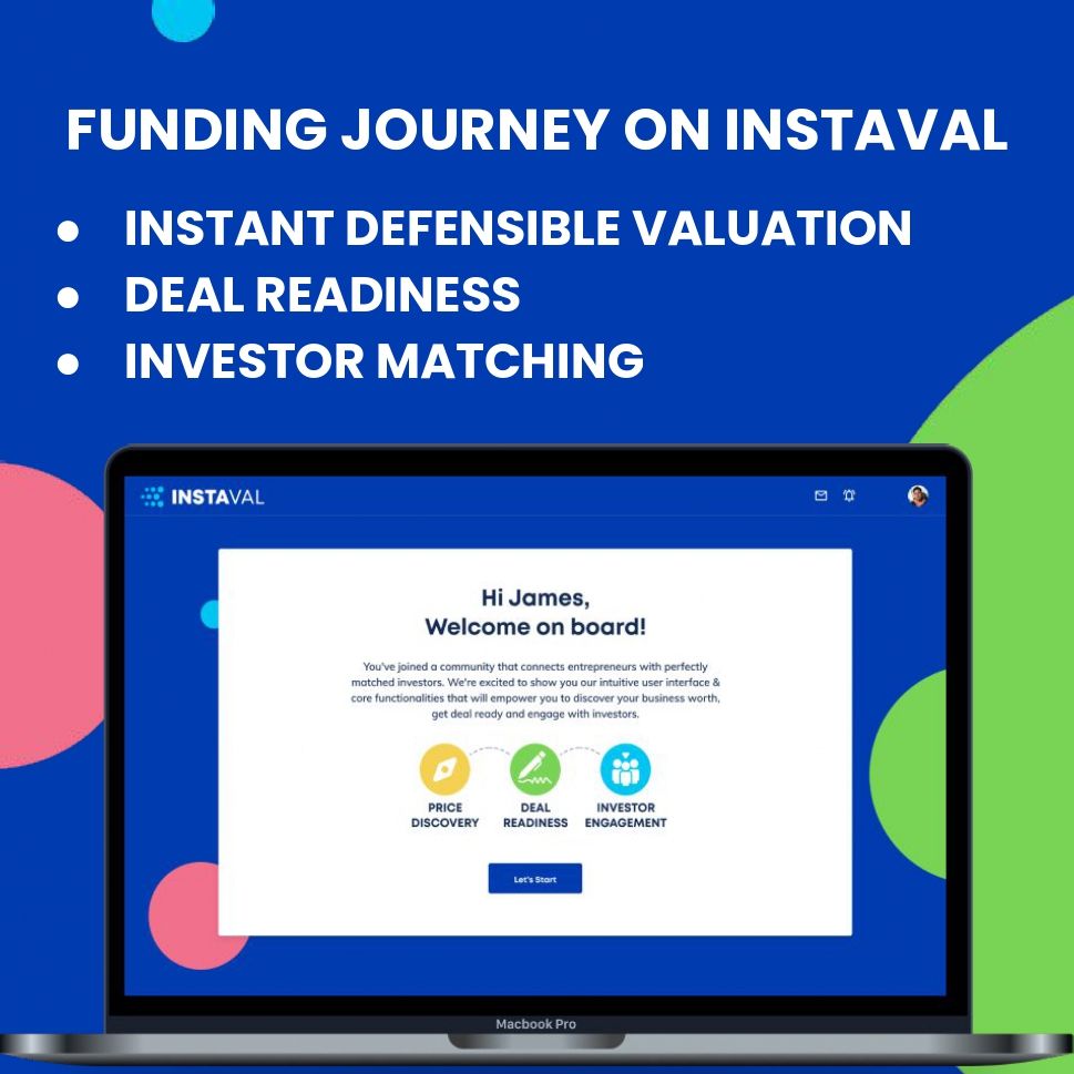 instaval_co's tweet photo. InstaVal is a platform that connects the dots to help startups in their often arduous and bumpy funding journey. The platform combines investment domain expertise with cutting-edge technology to facilitate entrepreneurs engagement with best fit investors.

#instaval #getfunded https://t.co/Hcpi17DqIN