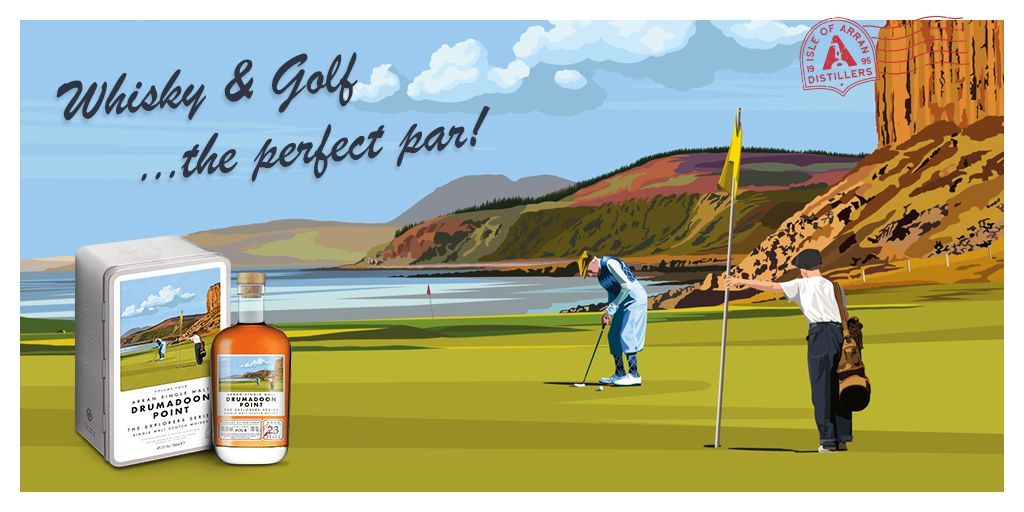 COMING SOON...
The last in the Explorers Series!  With Drumadoon Point we complete the 4 points of the compass on the Isle of Arran. 🏝️
This 23 year Single Malt will be available to purchase from our web shop and in your local good whisky shops next month. RRP £145. Date TBC.