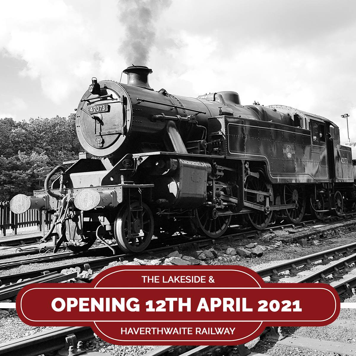 🚂🚂 It is will great excitement that we can finally announce that we plan to ride the rails once more from Monday 12th April 2021!!! 🚂
(Covid-19 restrictions allowing)
 #lakesiderailway