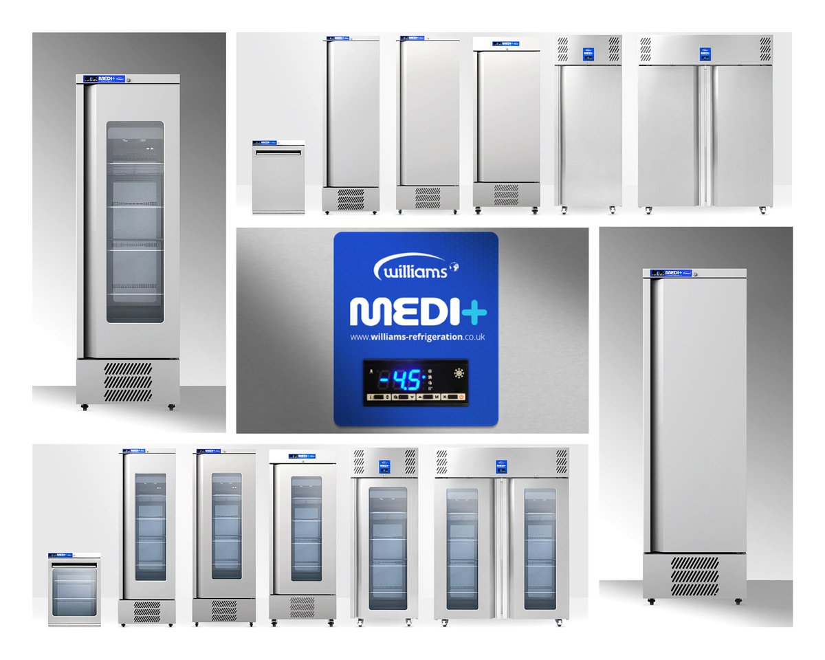 WilliamsRef's tweet photo. The Williams Medi+ range is available across a range of 16 models, from compact undercounter units to upright cabinets, including slimline versions. All models are available with solid or glass doors.

https://t.co/4zPRWGR1mV

#Williams #refrigeration #medical #fridge https://t.co/48skSFWsBi
